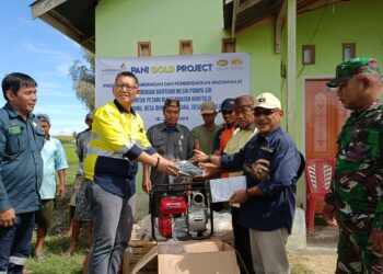 Tak Ingin Petani Sawah Gagal Panen, Perusahaan PGP Serahkan 3 Unit Pompa Air