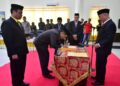 Serah Terima Jabatan Pimpinan Tinggi Pratama oleh Plt dalam Acara Pelantikan di Pemda Pohuwato