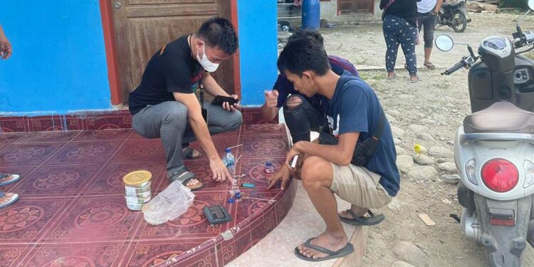 Pemuda Terduga Penyalahguna Narkoba Ditangkap Polres Pohuwato