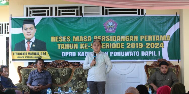 DIRESES, FEBRIYANTO MARDAIN SERAP ASPIRASI MASYARAKAT BUNTULIA