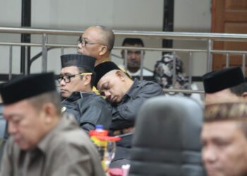 Kadis Pertanian Pohuwato Tertidur Saat Bupati Pohuwato Menyampaikan Sambutan