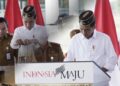 Resmikan Bandara Panua,Presiden Joko Widodo Gunakan Upiyah Ilamango Produksi Oliniyaa Craft