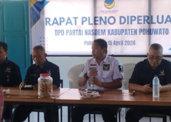 Gelar Rapat Pleno Diperluas, Nasdem Pohuwato Usulkan Saipul Mbuinga Bakal Calon Bupati