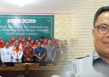 Bersama BSG, OJK Sulutgo-Malut Edukasi Keuangan Pada Program Satu Rekening Satu Pelajar (KEJAR)