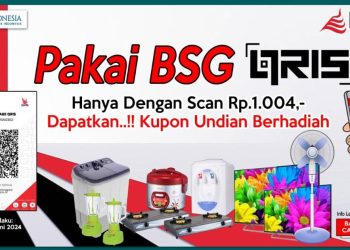 Jalan Sehat Berhadiah Cukup Belanja Rp 1004 Pakai BSG QRIS