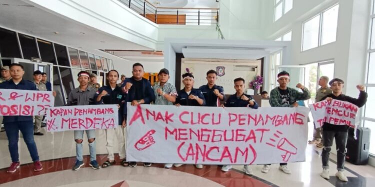 Demo Anak Cucu Penambang Tak Mendapat Respon,Rusli Sesalkan Sikap DPRD Provinsi dan Kapolda