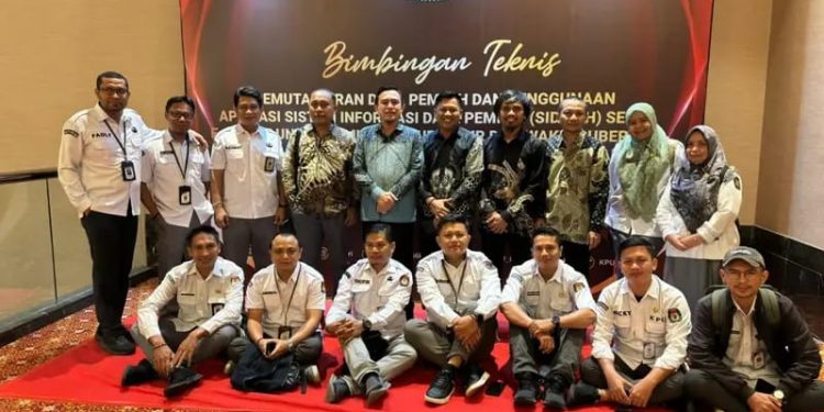KPU Pohuwato Ikut Bimtek Pemutahiran Data Pilkada