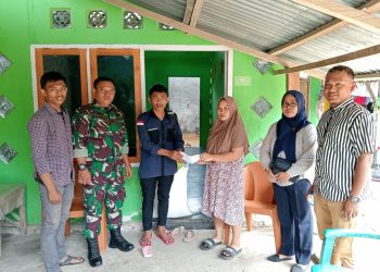 Peduli Sesama,Penambang Pohuwato Beri Bantuan Untuk Korban Tanah Longsor Dibonebolango