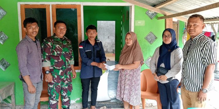 Peduli Sesama,Penambang Pohuwato Beri Bantuan Untuk Korban Tanah Longsor Dibonebolango