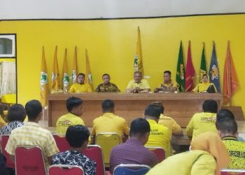 Hadir Perdana Dalam Rapat DPD II Golkar Pohuwato,Bukti Tak Mudah Pecat Suharsi