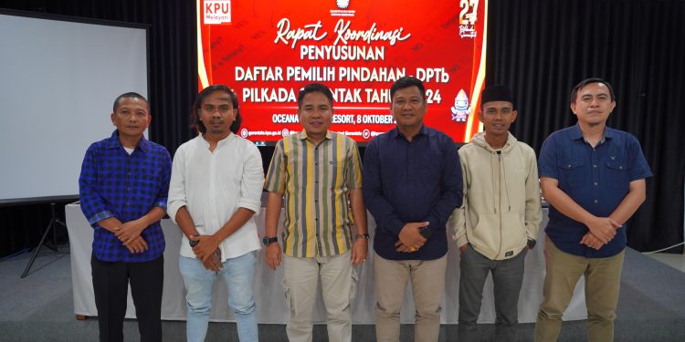KPU Pohuwato Ikuti Rakor Penyusunan DPTb Jelang Pilkada 2024