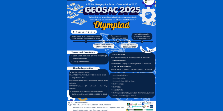 Pendaftaran ASEAN Geography Smart Competition 2025 Resmi Dibuka