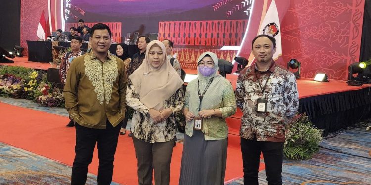 Anggota KPU Pohuwato Hadiri Rakor Persiapan Penghitungan Suara dan Sirekap di Jakarta
