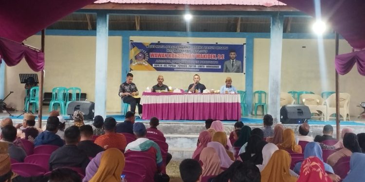 Reses Perdana, Wawan Wakiden Bakal Kawal Aspirasi Masyarakat