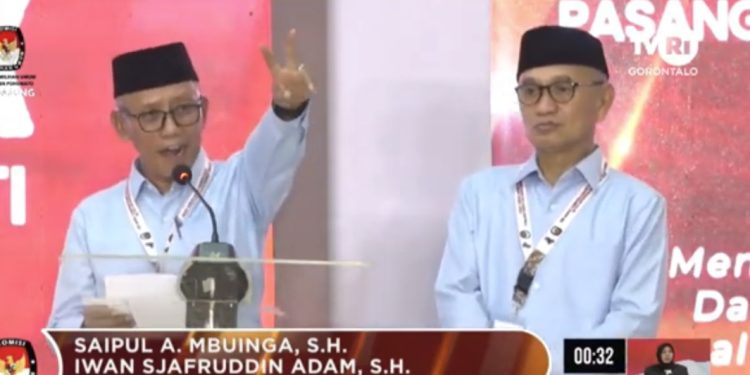 Debat Ke Tiga,Iwan Adam Berpantun, Sebut Makan Siang Begizi Dirumah Pak Hasan