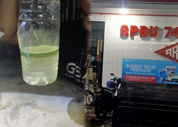Beberapa Kendaraan Mogok, Diduga Usai Isi BBM Bercampur Air Di SPBU Marisa