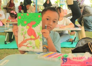 Rayakan HUT Ke 22,Burung Indonesia Memperkenalkan Keragaman Satwa Burung Kepada Anak Melalui Lomba Mewarnai