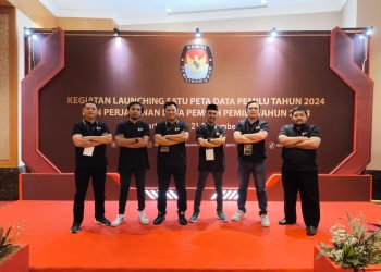 Komisioner KPU Pohuwato Ikut Launching Satu Peta Data Pemilu