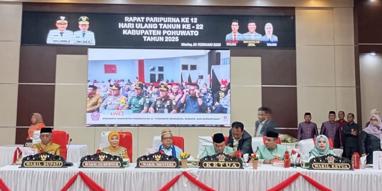 Wamen Fahri Hamzah Hadir Di Paripurna Kabupaten Pohuwato Ke 22 Tahun