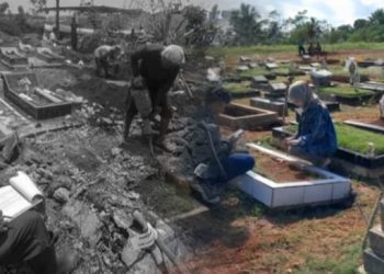 Sering Tergenang Banjir, Pihak Keluarga Pindahkan Kuburan Di Desa Balayo