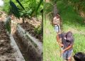 Pasca Panen, Rakyat Penambang Kolaborasi Bersama Petani Bersihkan Sedimen Di 1,2 KM Saluran Drainase Kecamatan Paguat