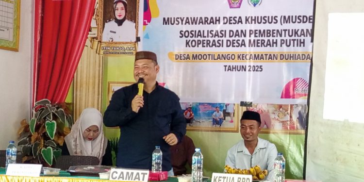 Ibrahim Kiraman : Target Bulan Juni, 100% Koperasi Desa Merah Putih Terbentuk Di Pohuwato