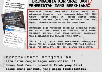 Besok Penambang Gelar Unras,Panggung Keadilan Jadi Solusi Perjuangan Penambang Di Pohuwato,