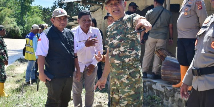 Cegah Luapan Sungai Hulawa, Saipul Ke Balai Sungai : Tinggi Bronjong Harus Di Tambah