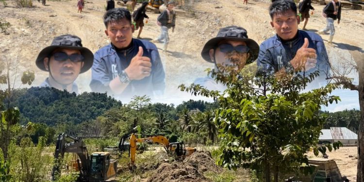 Antisipasi Banjir Susulan,YR Team Normalisasi Sungai Hulawa
