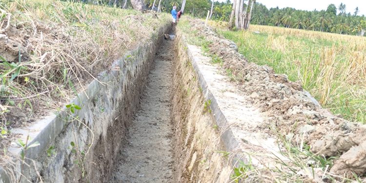 Dukungan Terhadap Petani, Penambang Dengilo Berdayakan Masyarakat Setempat Bersihkan Saluran Tersier Di Paguat