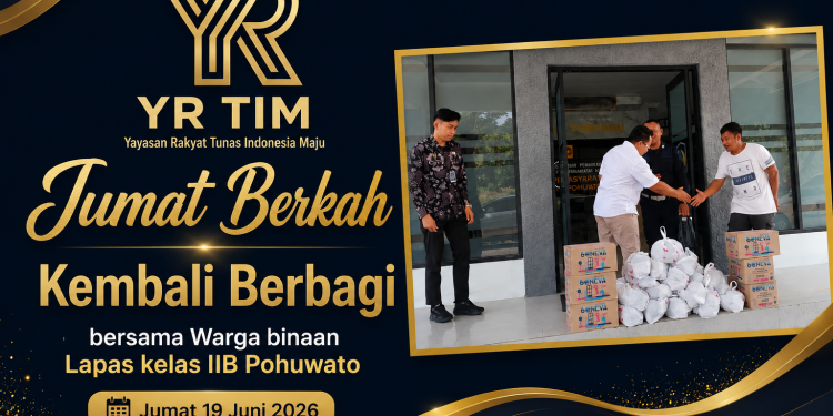 YR TIM Konsisten Berbagi Berkah di Lapas Pohuwato