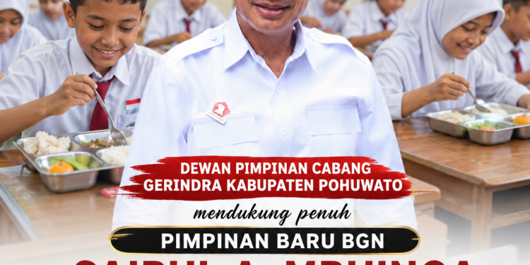 Pergantian Kepala BGN,DPC Gerindra Pohuwato Dukung Penuh Keputusan Presiden Prabowo Subianto