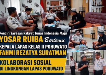 Bawa Program Sosial Kemasyarakatan, Pendiri YR TIM Bertemu Kalapas Pohuwato