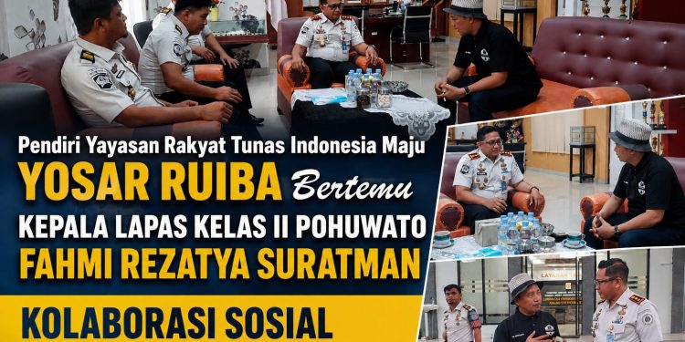 Bawa Program Sosial Kemasyarakatan, Pendiri YR TIM Bertemu Kalapas Pohuwato