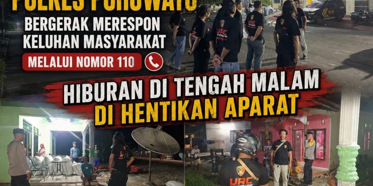 TIM Reaksi Cepat Hentikan Hiburan Di Tengah Malam,Bentuk Komitmen Polres Pohuwato Menjaga Kamtibmas