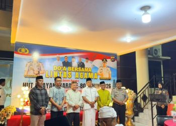 Ketua DPRD Pohuwato Hadiri Doa Bersama HUT Bhayangkara ke-80, Tegaskan Dukungan terhadap Sinergi Polri