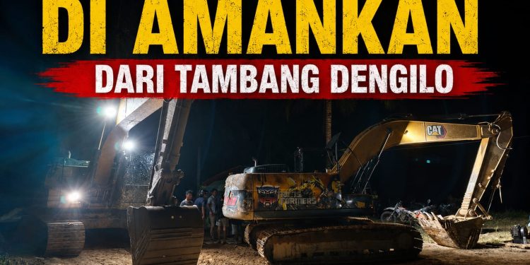 Dua Alat Berat Di Amankan Dari Tambang Dengilo : Terima Kasih Pak Kapolres