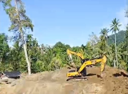 Aktivitas Pertambangan Di Mada Merusak Lahan Milik Warga, Diduga HS Jadi Aktor Utama